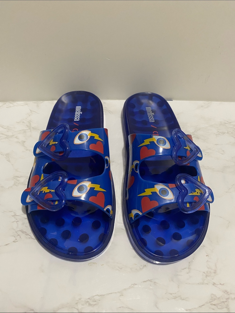 Melissa Wide Capetos Jelly Slides